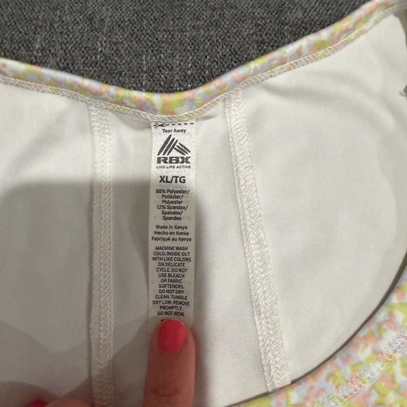 RBX Multicolor Racerback Tank Top Size XL - Picture 3 of 3